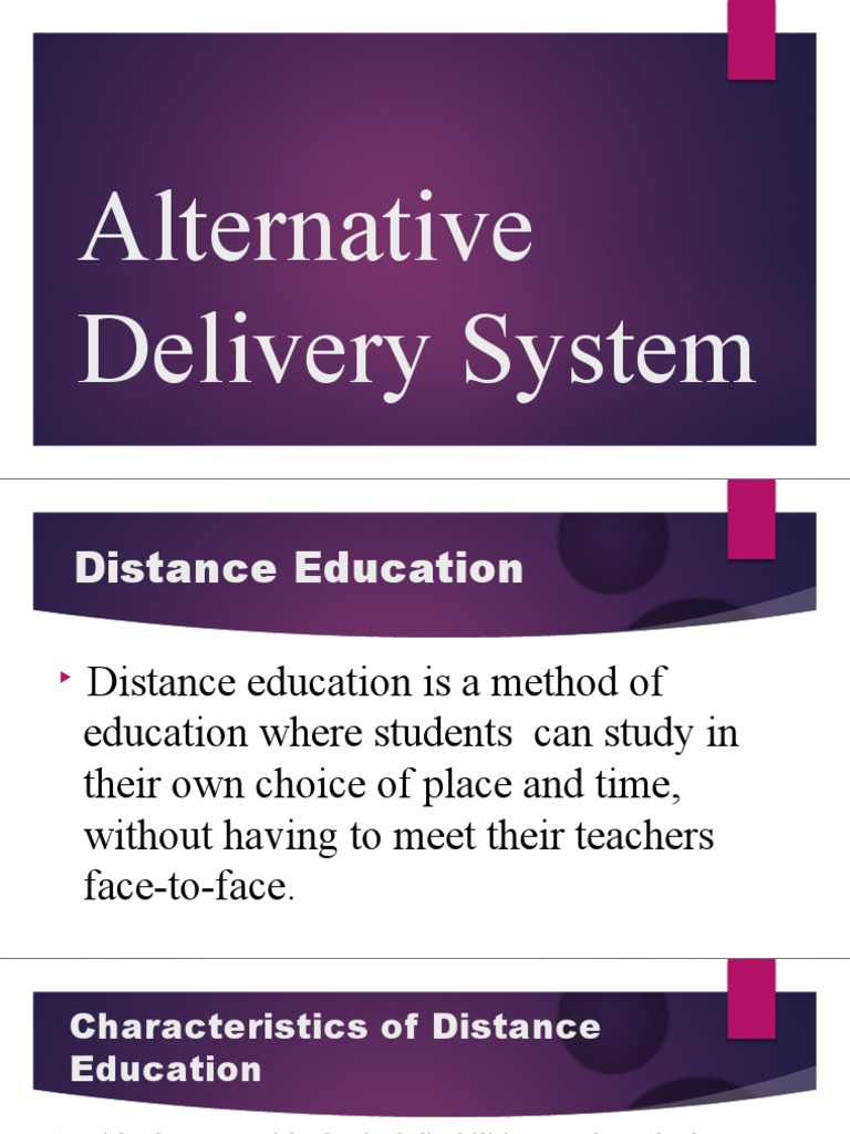 Distance Education Delivery Systems Explained | PDF | Web Conferencing ...