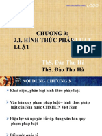 CHƯƠNG 3 - Hinh Thuc Phap Luat