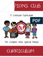Champions Club Curriculum - Sample - God's Creation