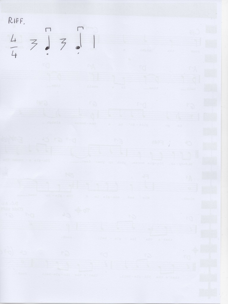 Riff. Jingle Bell Rock PDF