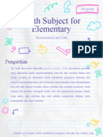 Math Subject For Elementary - 3rd Grade - Measurement and Data by Slidesgo