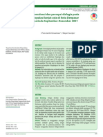 Prevalensi Dan Persepsi Disfagia Pada Populasi Lanjut Usia Di Kota Denpasar Periode September-Desember 2021