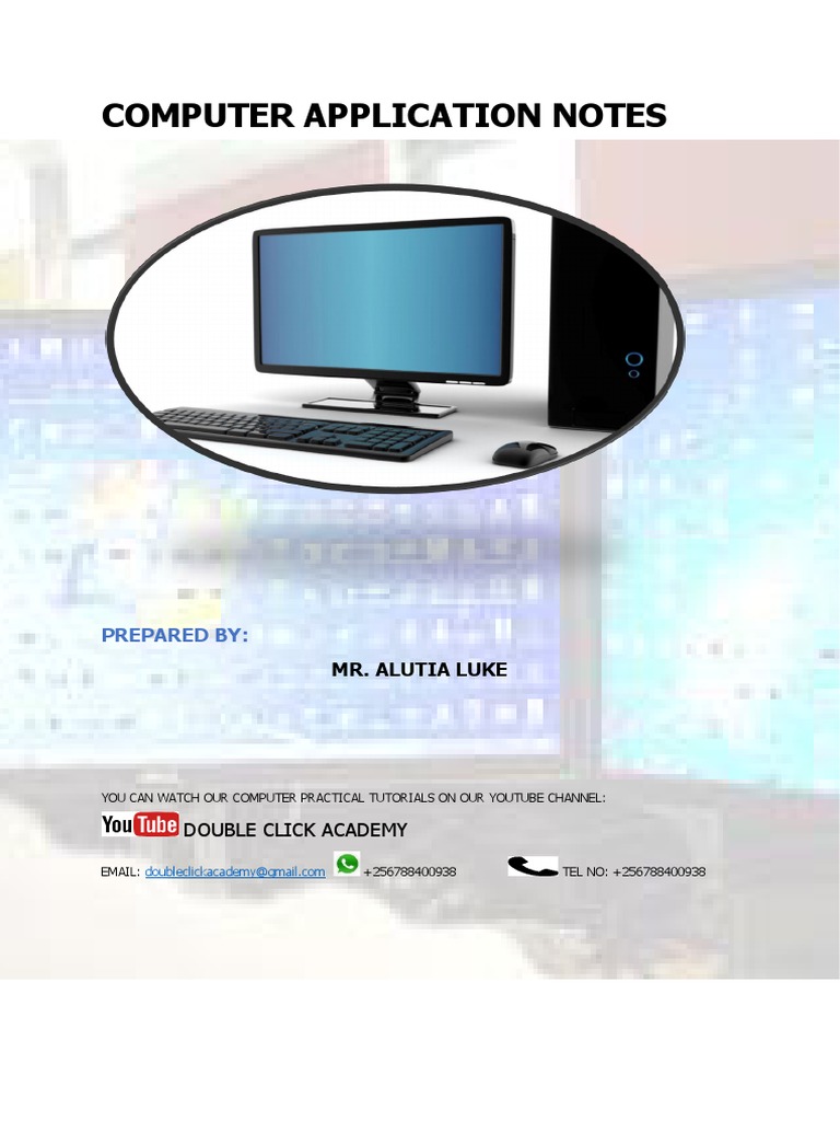 COMPUTER NOTES Final | PDF | Computer Data Storage | Printer (Computing)