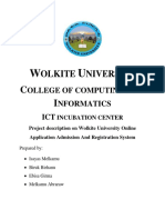 Wolkite University Online Application System