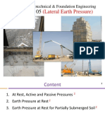 Lec-05 (at Rest, Active, Passive Pressure, Earth Pressure at Rest)