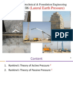 Lec-06 (Rankine's Active and Passive Pressures)