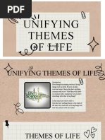 Unifying Themes of Life Science Presentation 1