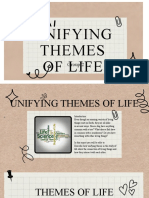 Unifying Themes of Life Science Presentation 1