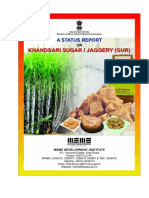 A Status Report on Khandsari Sugar & Jaggery Gur Modernisation