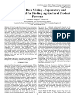 Agricultural Data Mining - Exploratory and Predictive Model For Finding Agricultural Product Patterns