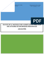 Statut MADAFER Comité PDF