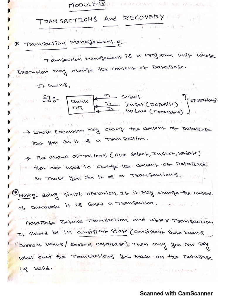 Dbms module iv pdf