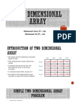 2D Array