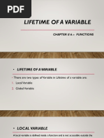 Life Time of A Variable