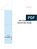 MiY Product Line Device User Guide
