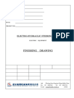 完 工 图 Finishing Drawing: 电 动 液 压 舵 机 Electro-Hydraulic Steering Gear