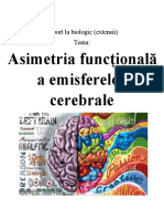 Lucrare Practică: Determinarea Emisferei Cerebrale Domnante