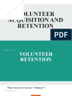 Volunteer Acquisition & Retention