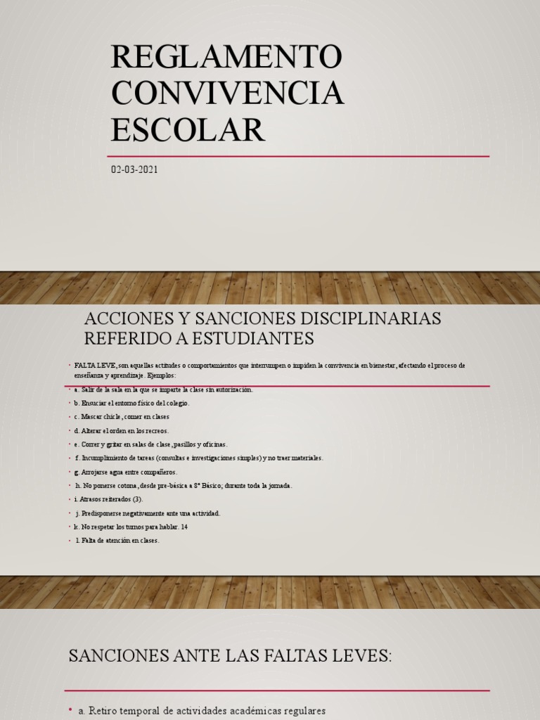 Reglamento de Convivencia Escolar | PDF | Violencia | Ropa