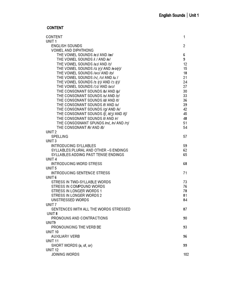 english-pronunciation-pdf-vowel-english-language