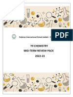 PIS Jeddah Y9 Chemistry Midterm Review Pack