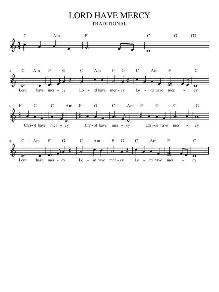 Lord Have Mercy PDF