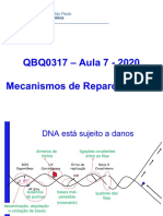 Aula 7 - Mecanismos de Reparo Do DNA