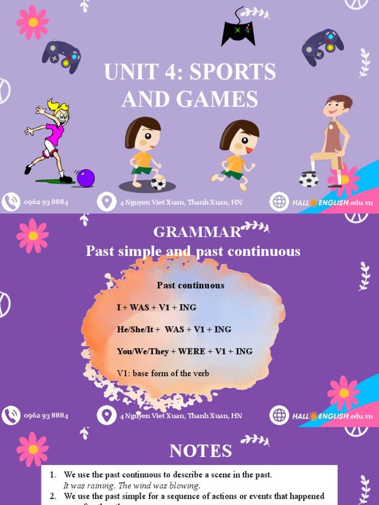 Unit 4 Sports and Games Lesson 13 PDF Linguistics