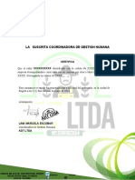 Carta Laboral ADT