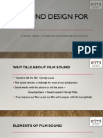 Sound Design Notes - Updated