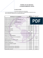 1st Grade - Lista de Materiais Padrão - 221216 - 181740