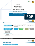 ISMT 12 - Day 403 - Vito - Cervical Laminoplasty