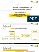 ISMT 12 - Day 407 - Vito - Anterior Thoracic Decompression and Fusion