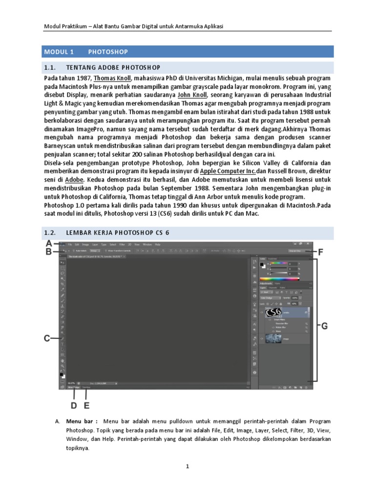 Panduan Praktikum Photoshop CS6 | PDF
