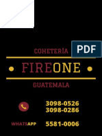 PDF de Precios de Combo - Fireone Guatemala 2022