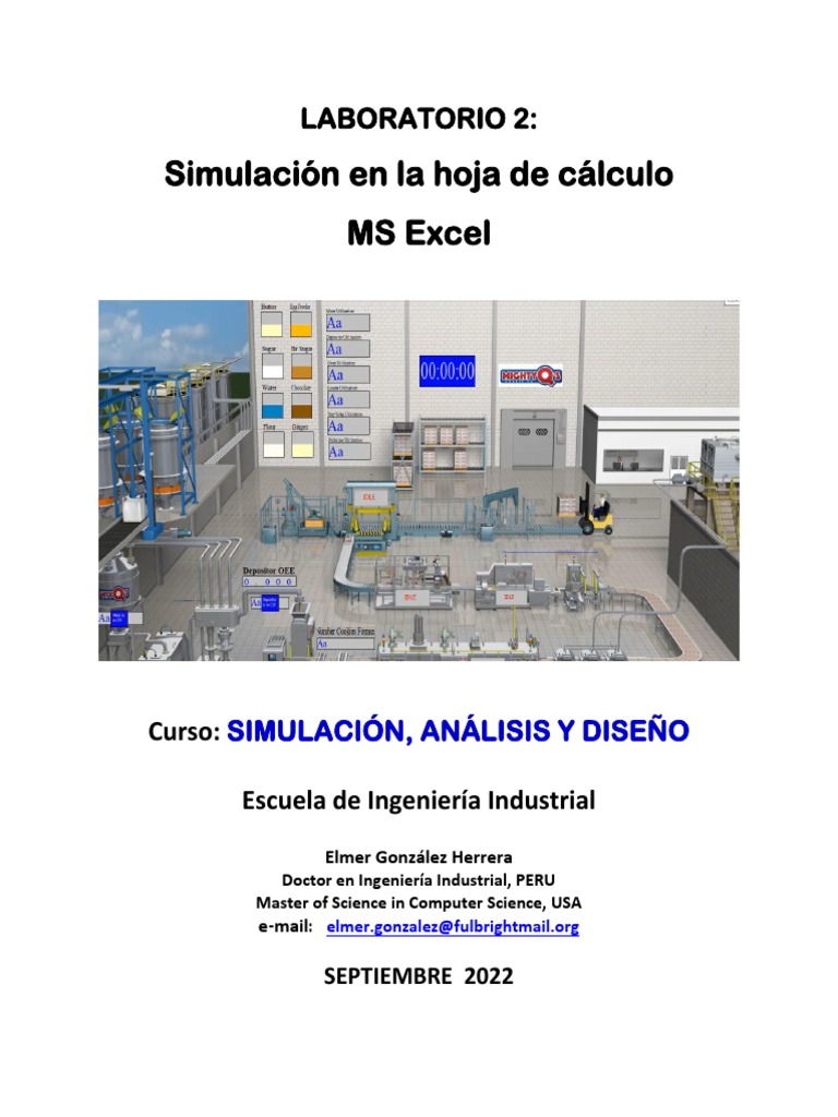 Lab02 Simulations in Excel | Descargar gratis PDF | Simulación | Inventario