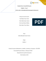 Fase 3 La Estimación de Los Costos y Determinación Del Presupuesto Del Proyecto