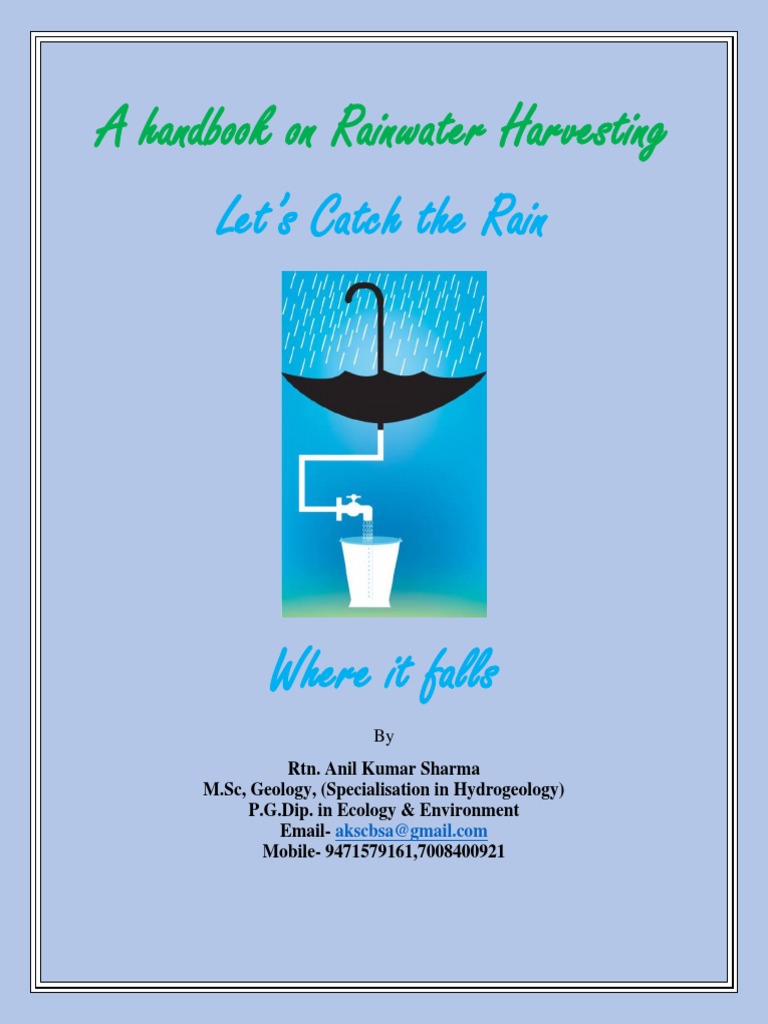Creative Rainwater Harvesting Guide | PDF | Groundwater | Surface Runoff