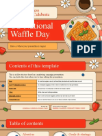 Dessert Business Campaign To Celebrate US National Waffle Day by Slidesgo