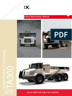 TEREX Equipment Limited Maintenance Manual: Click Here For Table of Content