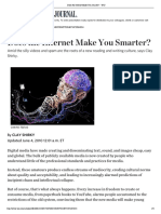 Does The Internet Make You Smarter? - WSJ