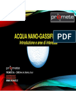 Presentazione - ACQUA - NANOGASSIFICATA PROMETE