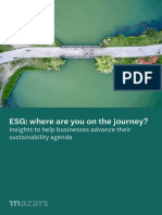 ESG - Where Are You On The Journey 2022