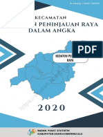 Kecamatan Kedaton Peninjauan Raya Dalam Angka 2020