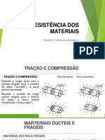 Resistência dos materiais: tensões, deformações e fator de segurança