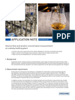 Application Note 596 Volume Flow and Alcohol Concentration Measurement Whisky Bottling Plant en GB