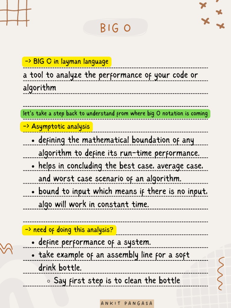 Big O | PDF | Time Complexity | Computational Complexity Theory