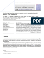 Monitoring historical structures with operational modal analysis