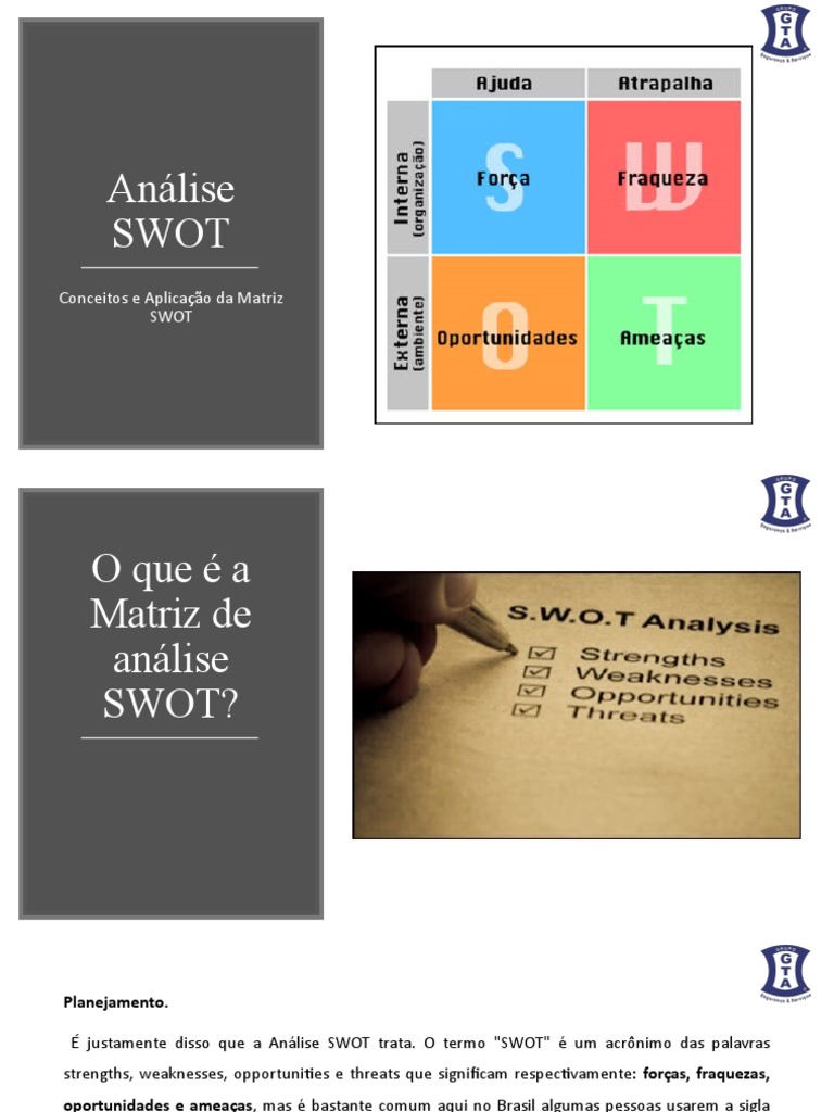 Análise SWOT Pessoal | PDF | Análise SWOT