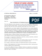 Letter No. 12 Dated 17 12 2022 To SR Advisor Ir&Hr Iba On 5 Banking Days